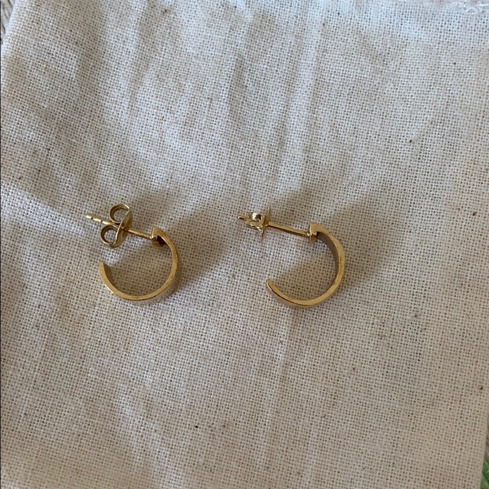 Mejuri mini boyfriend hoops